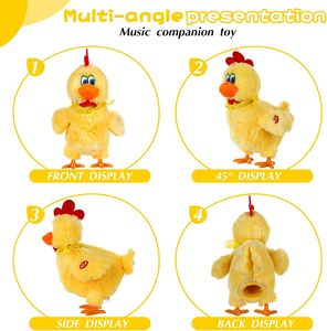 Juguete <span class=keywords><strong>de</strong></span> Pollo Eléctrico, Peluche <span class=keywords><strong>de</strong></span> Pollo que Pone Huevos y Baila con Sonido y Música - Product Image 4
