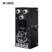 Pédale d'effet pour guitare M-VAVE IR BOX (Simulateur de cabinet + Chargeur IR) – Sonorités de haut-parleurs classiques variées et réalistes, prise en charge des applications