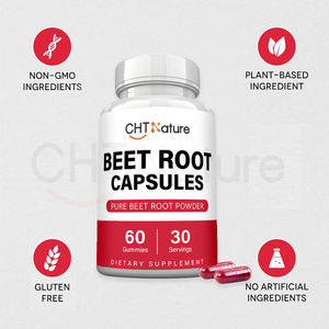 CHTNature Private Label Extrato De Beterraba 60 cápsulas/Garrafa De Beterraba Orgânica Pó Cápsulas - Product Image 4