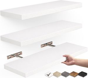 Taille personnalisable Étagère moderne <span class=keywords><strong>murale</strong></span> déflecteur droit Étagères à livres flottantes en bois Rangement de la maison pour étagère à livres <span class=keywords><strong>murale</strong></span> - Product Image 3