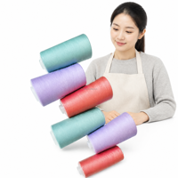 Fil à broder en coton acrylique OEKO-TEX Standard 100, 16S, 2 brins, 249 couleurs, 3000 yards, vente en gros