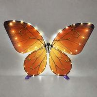 Jouet Papillon Volant LED avec Contrôle Bluetooth 2.4G, Aile Battante, Orphithoptère, Décoration Aile Bionique pour Enfants et Adultes, Cadeau de Fête