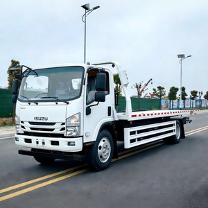 Camión de Remolque de Plataforma Plana Isuzu 700P 4x2, Grúa de 3 Toneladas con Plataforma Deslizante, Camión de Recuperación con Plataforma Deslizante de 5 Toneladas - Product Image 2