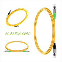 Câble de raccordement fibre optique simple mode FC UPC vers FC UPC Simplex OS2 2,0 mm PVC/LSZH pour applications WAN/LAN/FTTX