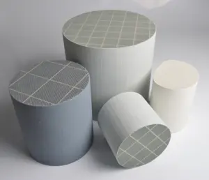 Honeycomb Ceramic Substrate Sic/cordierite Based Diesel Particulate Filter DPF For Diesel Engine