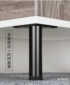 Pieds de meubles en alliage d'aluminium, pieds de meuble réglables, adaptés aux armoires de cuisine et de salle de bain, pieds de support - Product Image 6
