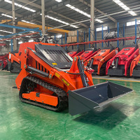 Lokales Lager in Australien DRT-T800 Mini Benzin-Raupenlader Kompakter Mini-Radlader für Hof- und Baustellenvorbereitung