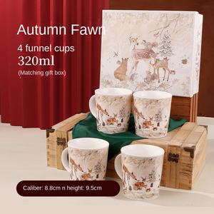 Service à café en céramique Coffret cadeau Théière à thé Tasse haut de gamme Ensemble de table 72 pcs en céramique - Product Image 6