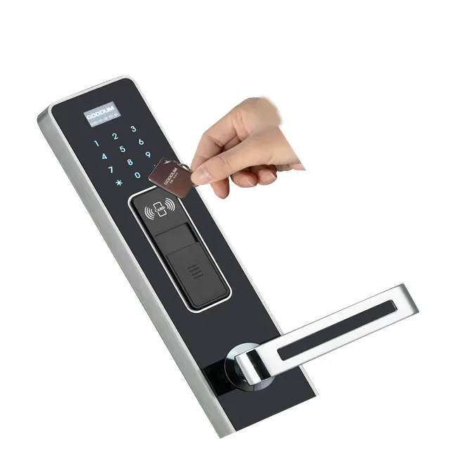 Custom Digital electronic hotel door lock rfid password lock keyless keypad with TT lock app
