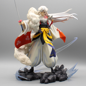 <span class=keywords><strong>Inuyasha</strong></span> Sesshoumaru Halloween décoration dessin animé collection usine pas cher jouet Anime Figure PVC modèle - Product Image 2
