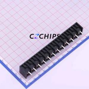 HB9500-9.5-12P Barrier Terminal Block Through hole Component (THT),P=9.5mm Connector Three Sides 9.5mm 1x12P Straight Pin - Product Image 2