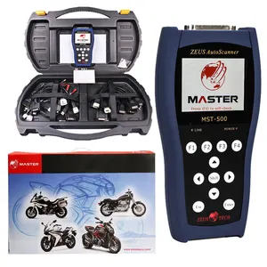 用于HO-NDA，S-YM，YAM-AHA，KA-WAS-AKI亚洲摩托车诊断工具的ZEUS MST-500 Master手持式摩托车诊断扫描仪