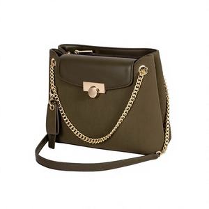 Lot de stock à prix réduit, <span class=keywords><strong>surplus</strong></span> de stock, sacs en cuir PU vert olive pour femmes, sac à bandoulière en cuir PU pour dames - Product Image 6