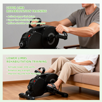 CHAONA Mini Vélo de Rééducation - Pédalier d'Exercice à Résistance Réglable pour la Thérapie Physique à Domicile et en Clinique
