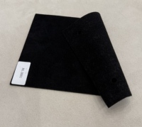 Suède floqué en fibres de vache douces, écologique, multicolore, personnalisé en usine, 1,2 mm, pour ameublement et sacs