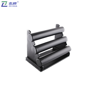 Giá đỡ trưng bày trang sức đồng hồ vòng tay chất liệu nhung đen cao cấp 3 tầng, sẵn sàng giao hàng - Product Image 5