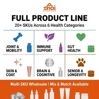 Gel de Apoyo para Articulaciones de Perros de Marca Privada OEM, Glucosamina y Condroitina, Fácil de Mezclar para Comedores Exigentes, Movilidad, Venta al por Mayor Personalizada