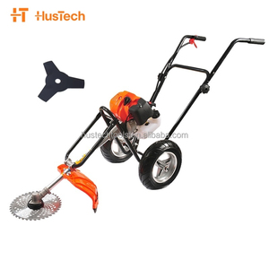 Débroussailleuse agricole manuelle avec lame métallique, moteur 98cc, puissance 1000W, hauteur de coupe minimale de 1 pouce - Product Image 4