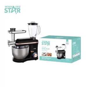 WINNING STAR Haushalts geräte 5.5L 1400W Leistungs starker Mixer ST-5523 profession elle Küchen hilfen Cake Food Stand Mixer Machine
