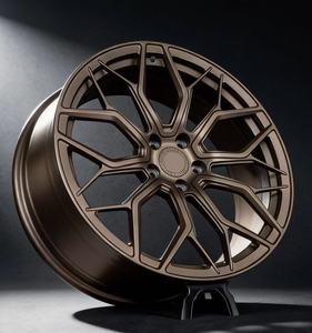 신형 메쉬 디자인 원피스 단조 알루미늄 합금 휠 100mm 15-26인치 5x114.3/112/130 PCD 10년 보증 - Product Image 2