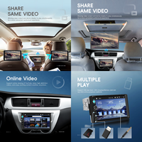 Autoradio Podofo 1Din 7'' avec CarPlay sans fil, Android Auto, BT, FM, EQ, USB, charge rapide, caméra de recul, unité principale, usine ODM/OEM