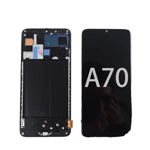 2019 Guangzhou Grosir Ponsel A705 LCD Display untuk Samsung Galaxy A70 LCD Layar Sentuh Digitizer Perakitan