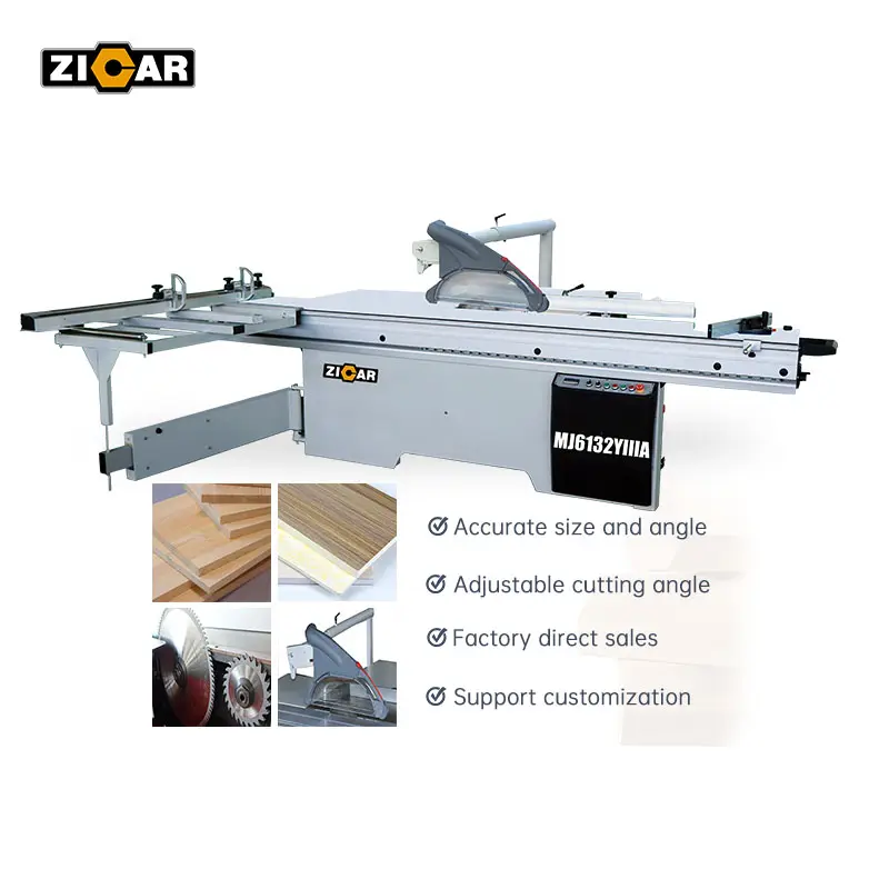 ZICAR table saw machine woodworking sierra para cortar madera de mesa sierra de mesa para carpinteria