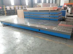 Cast Iron Platform Welding Platform Marking Assembly Measuring Flat T-groove Platform