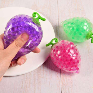 2025 Funny Hot Selling Water Beads Stress <b>Balls</b> Cute Strawberry TPR <b>Squeeze</b> Fidget Toys for Children Antistress - Product Image 6