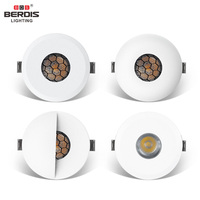Projecteur LED Miniature à Petite Dimension, Lumière d'Appoint Murale IP67, Découpe 16/19/23mm, 1W, Lumière de Sol Encastrée Extérieure en Aluminium