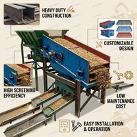Criba Vibratoria Lineal de Alta Resistencia de 150tph para Clasificación de Minerales y Arena en Sitios Mineros de África