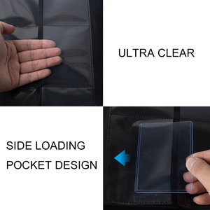 Tùy chỉnh in logo lớn 9-Pocket Toploader chất kết dính với 216 3 "x 4" ảnh chủ thẻ PU và PP Bìa Chất liệu Album ảnh - Product Image 5