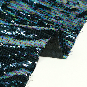 2020 Hot Thăng Hoa In Hai Mặt Cá Quy Mô 5Mm Bạc Vàng Căng Ma Thuật Nàng Tiên Cá Có Thể Đảo Ngược <span class=keywords><strong>Sequin</strong></span> Vải Cho Ăn Mặc - Product Image 2