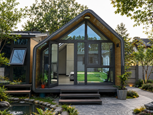 Casa Prefabricada Modular de Lujo Tipo Cabaña Apple con Acero Galvanizado en Caliente - Product Image 3