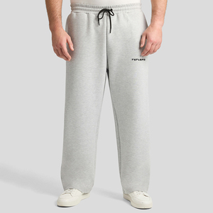 Pantalones Deportivos de Felpa Francesa para Hombre, Talla Grande, Ligeros, de Algodón Puro, Corte Holgado, Certificación GOTS, Marca Privada Personalizada OEM - Product Image 1