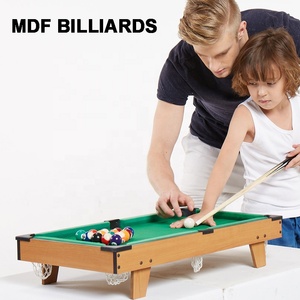32 "xách tay bằng gỗ Máy tính để bàn bida Trò chơi Nhỏ Snooker hồ bơi đồ chơi trẻ em gia đình tương tác trong Nhà trò chơi MDF billiard bảng thiết lập - Product Image 2