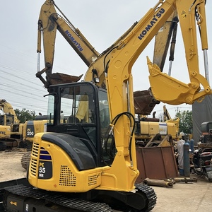 Excavatrice Komatsu PC55 certifiée CE ISO, moteur diesel de 5,5 tonnes, <span class=keywords><strong>pelle</strong></span> hydraulique, capacité de la benne de 0,22 m³, pour l'exploitation <span class=keywords><strong>mini</strong></span>ère, le creusement de fossés - Product Image 3