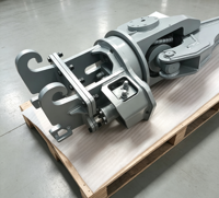 Cisaille hydraulique compacte GONGMA pour matériaux Q355b Nm500, facile à utiliser, montée sur excavatrice, pour espaces étroits, 1,5-10 tonnes