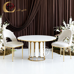 Silla de Boda de Lujo Moderna con Respaldo Alto, de Acero Inoxidable y Cuero PU Dorado, para Eventos de Hotel, Apartamentos y Uso en Exteriores - Product Image 6