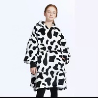 Großhandel Luxuriöse Warme Übergroße Kapuzen-Flanell-Fleece-Sherpa-Decke im Europäisch-Amerikanischen Stil, Raschel-Gestrickte Winterdecke für Innenräume und TV
