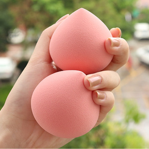 HMU éponge faciale douce éponge cosmétique recyclable bouffée rose pêche mélangeur beauté oeuf Non-latex cuit à la vapeur <span class=keywords><strong>chignon</strong></span> éponge de maquillage - Product Image 3