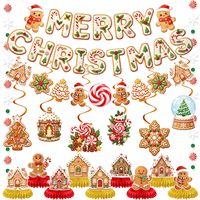 Nouvelles décorations de Noël transfrontalières : guirlandes de bonbons gourmands, ornements en forme de ruche, accessoires en papier pour l'aménagement des lieux