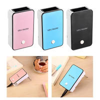 Pemanas Kipas Listrik PTC Mini Portabel USB untuk Ruangan, Pemanas Cepat untuk Rumah, Warna-warni, Promo Panas 2024