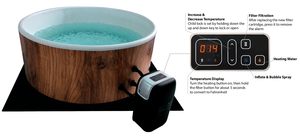 <span class=keywords><strong>Jacuzzi</strong></span> chauffé portable, baignoire spa gonflable avec bulles-Factory Direct - Product Image 3