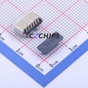 MC-306FL USB Connector SMD Connector ( Connector Type: Type-C )( Mounting Type: Vertical Mount )( Number of Contacts: 6P ) - Product Image 2