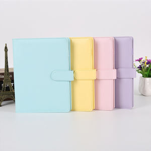 Vente en gros Macaron style Filofax <span class=keywords><strong>classeur</strong></span> 6 anneaux en cuir PU carnet à spirale planificateur Agenda organisateur avec reliure à feuilles mobiles - Product Image 2