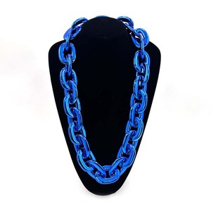 Kalung Rantai Cuban <span class=keywords><strong>Link</strong></span> Emas Hip Hop Besar, Kalung Rantai Penggemar 3D Busa nfl - Product Image 3