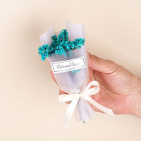 Buket Bunga Gypsophila Baby Breath Awet Alami untuk Kotak Hadiah, Suvenir Pernikahan, Dekorasi Meja Rumah