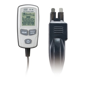 Testeur de courant industriel CEM CF-06/08 avec affichage à 3 chiffres, précision de 2%, mesure de courant CC/CA de 0 à 80A - Product Image 2