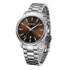 <b>For</b> <b>Men's</b> Fashion Business Luxury Elegant Stainless Steel Quartz <b>Watch</b> 42mm Water Resistant 5BAR Analogue-Digital Display Japan - Product Image 3